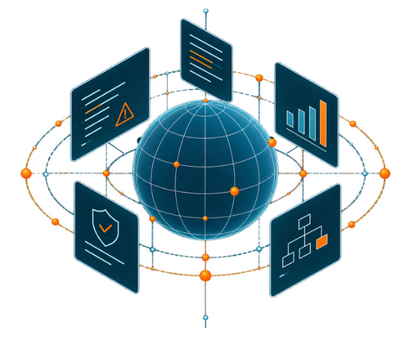 Security monitoring and protocol safeguards around a connected network